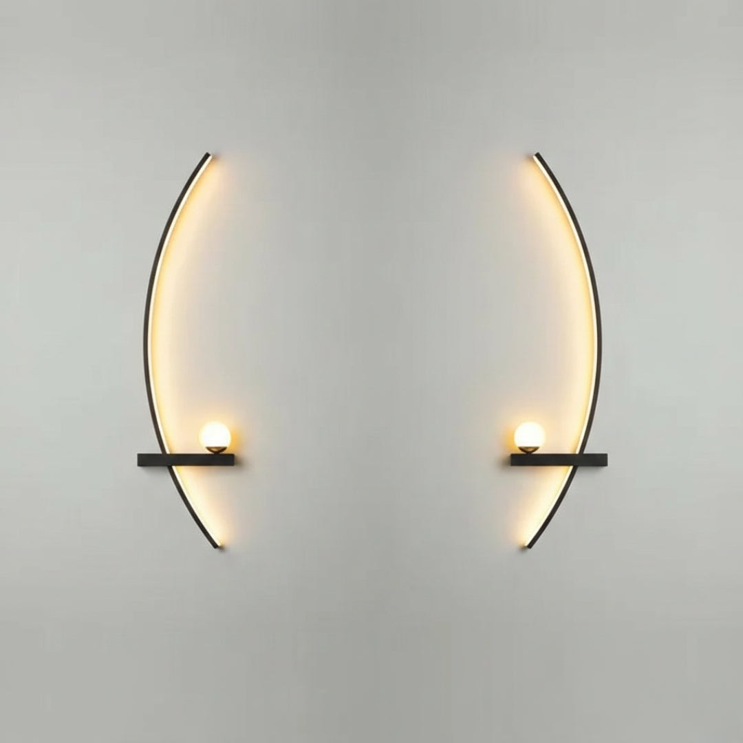Wandleuchte LED Minimalistisch Schwarz modern