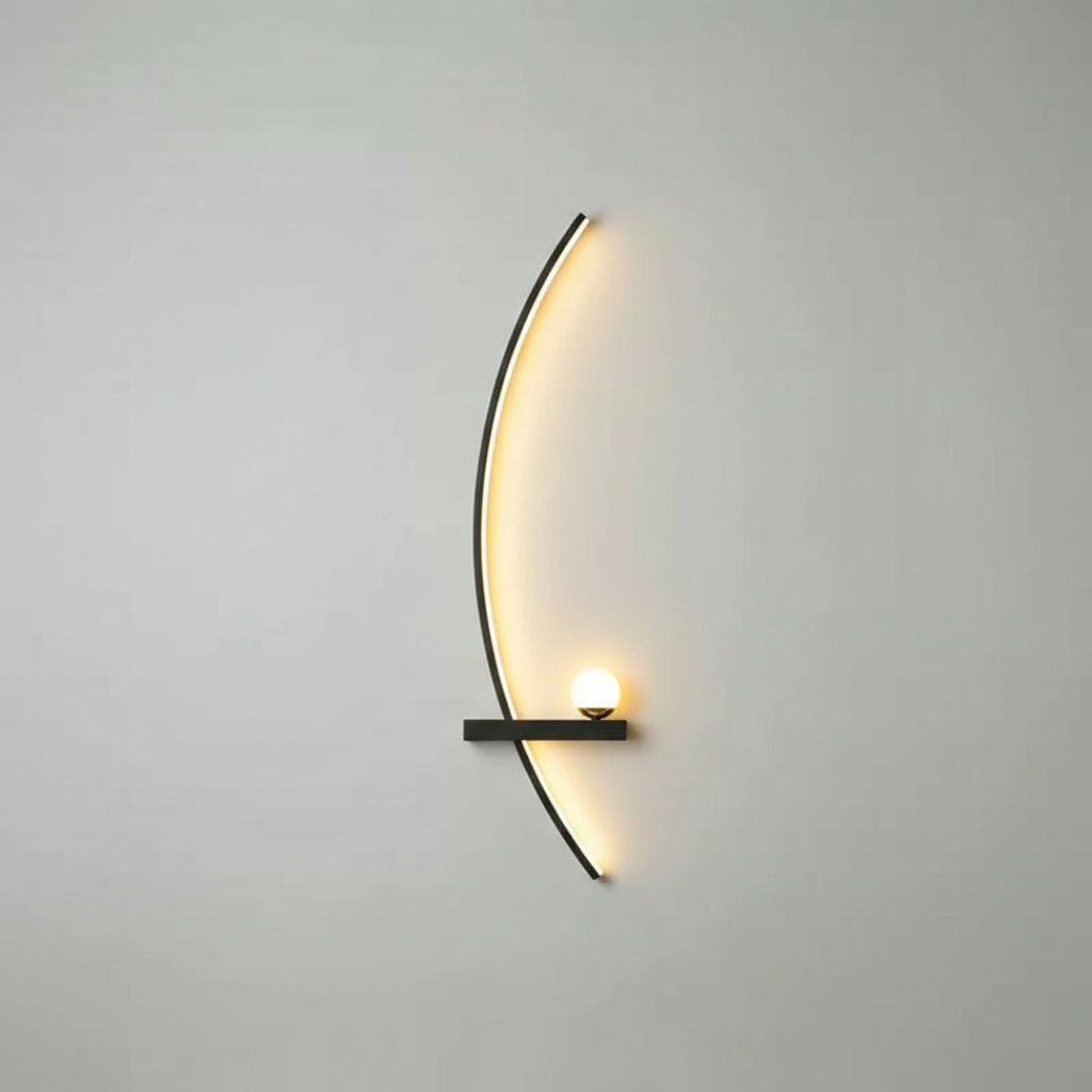 Wandleuchte LED Minimalistisch Schwarz modern