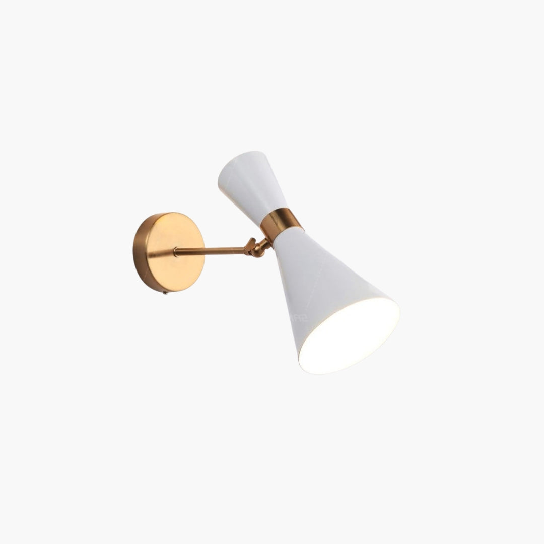 Wandleuchte LED Golden design Dreieckig