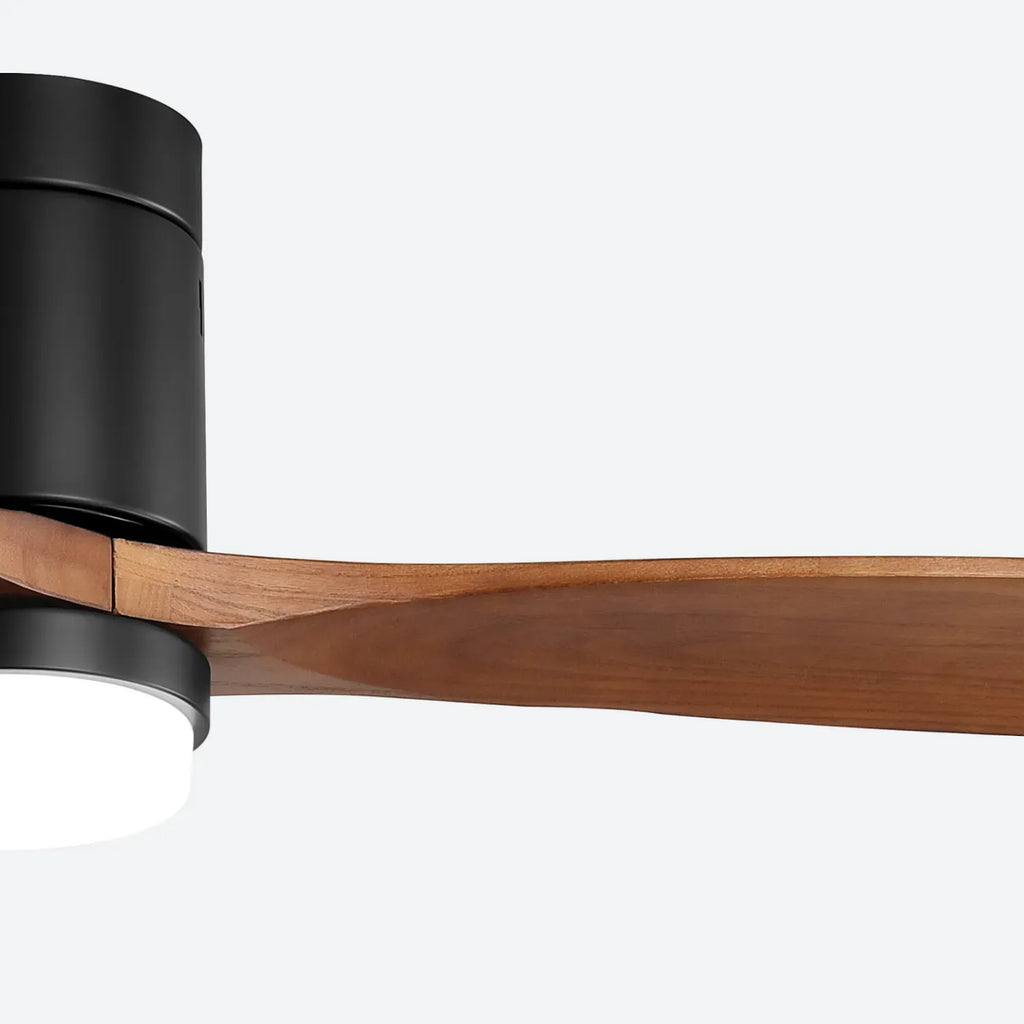 Miami | Deckenventilator 132cm Aura - Flügel Holz & LED integriert