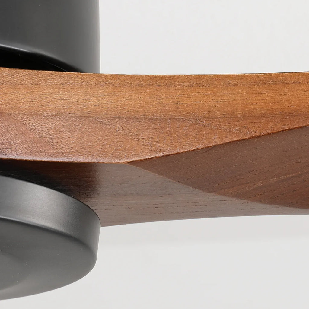 Mountain | Deckenventilator 132cm eingelassen - Sans Licht, Stahl & Holz