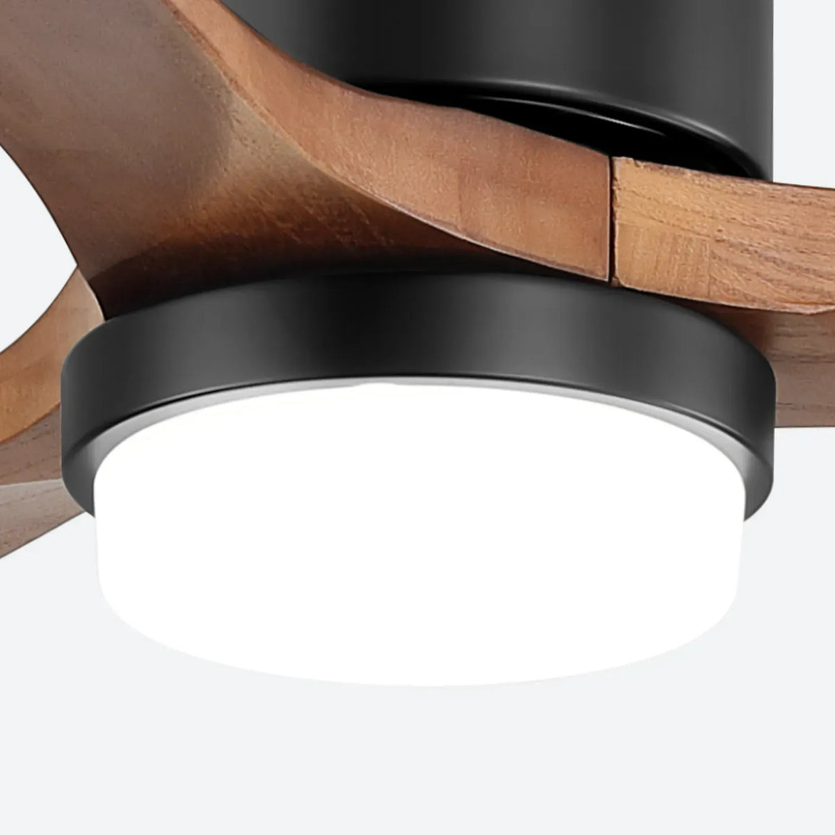 Miami | Deckenventilator 132cm Aura - Flügel Holz & LED integriert