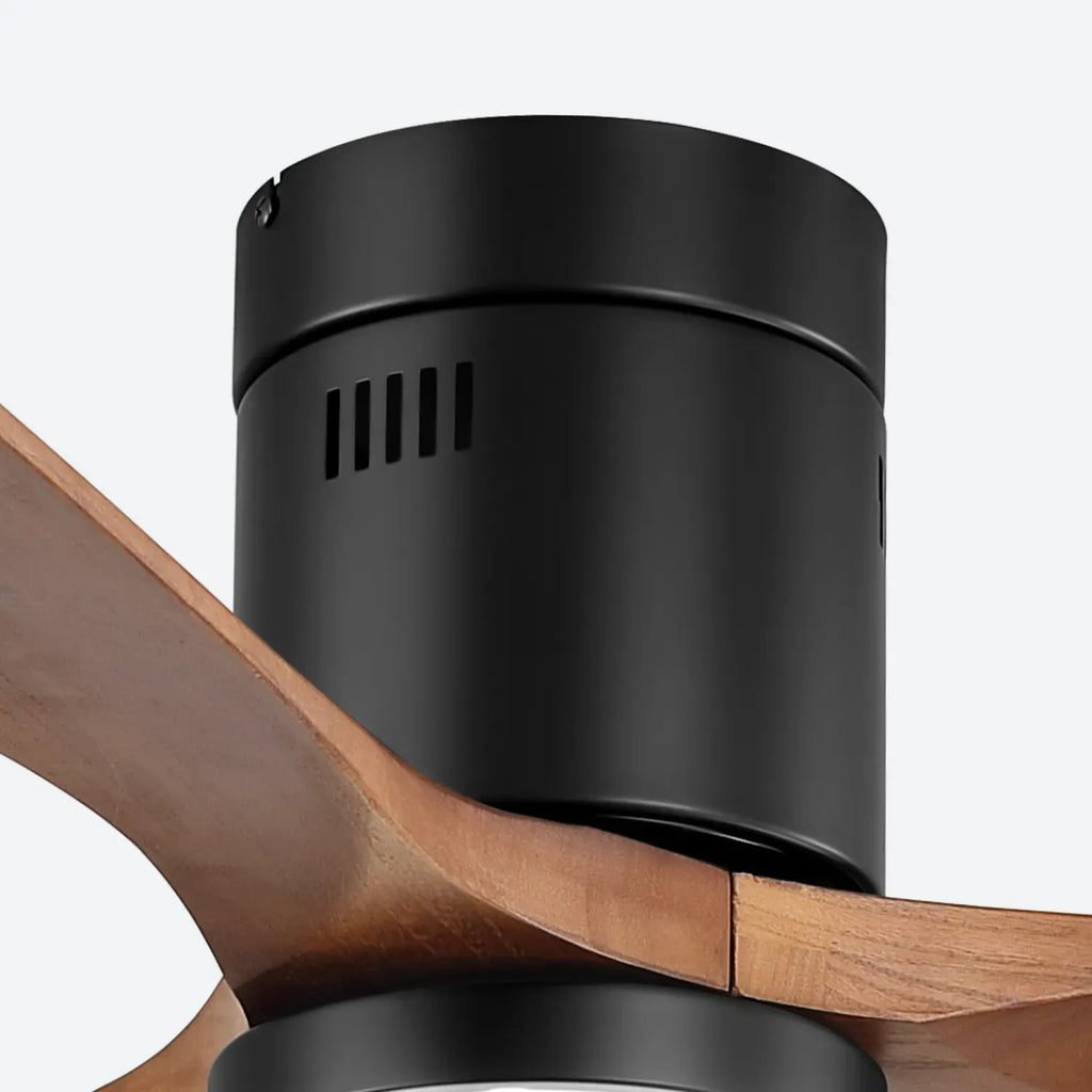 Miami | Deckenventilator 132cm Aura - Flügel Holz & LED integriert