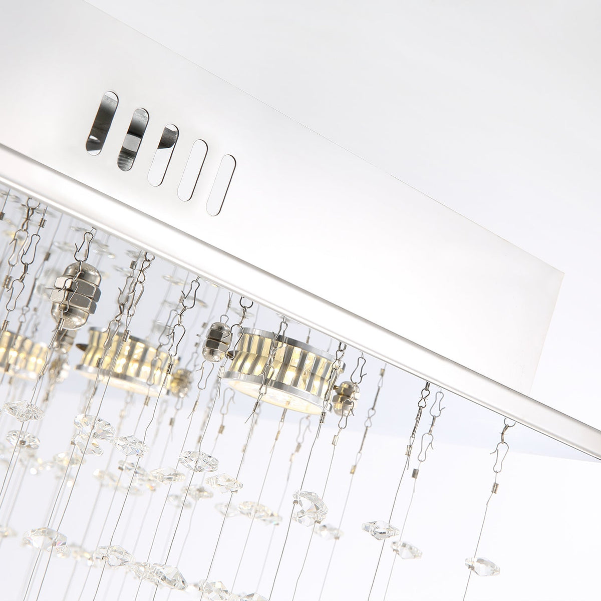 Kronleuchter Rechteckig Kristall Wohnzimmer
