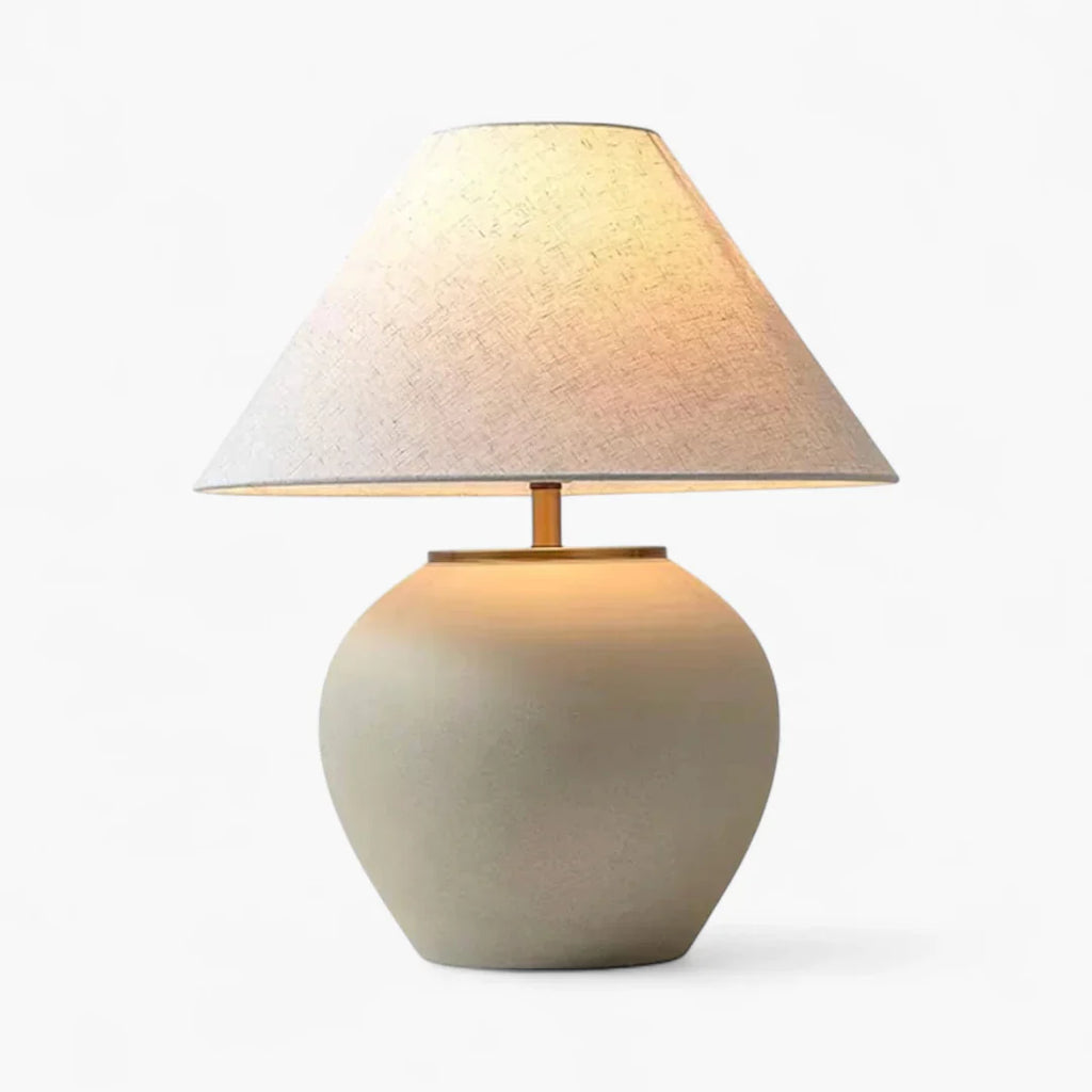 Nachttischlampe Keramik Vintage