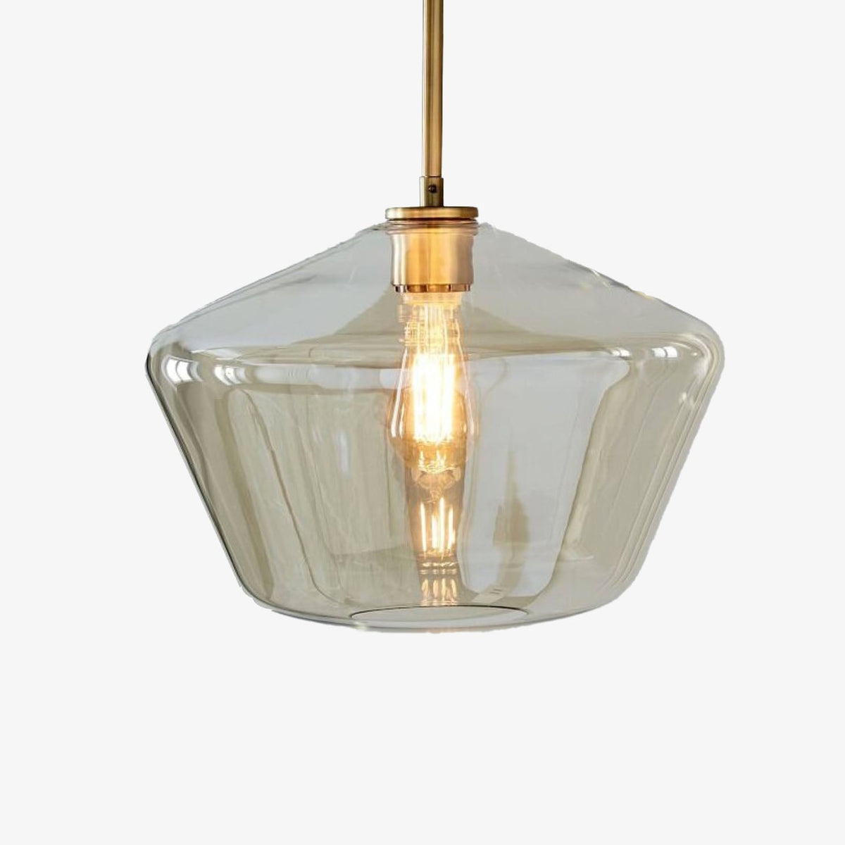 Pendelleuchte LED Metall und Glas Design modern Elegant