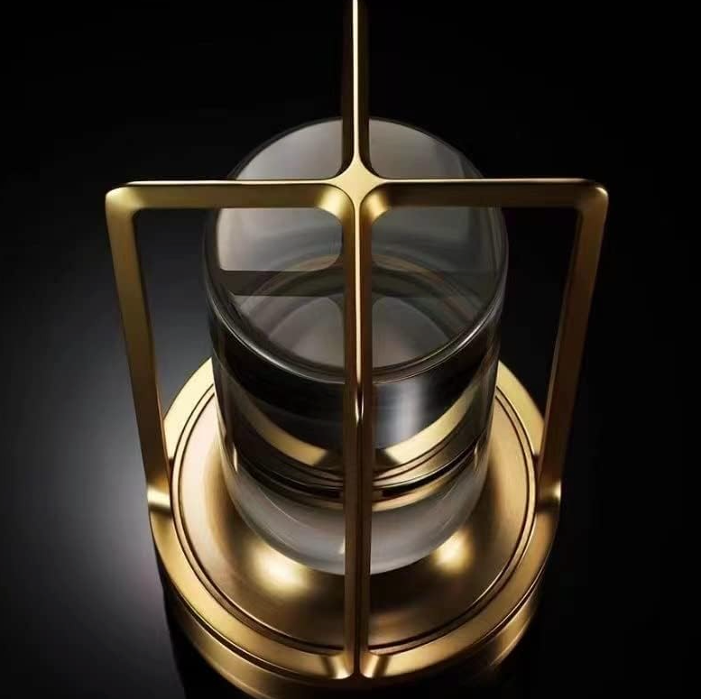 Nachttischlampe Zylinder
