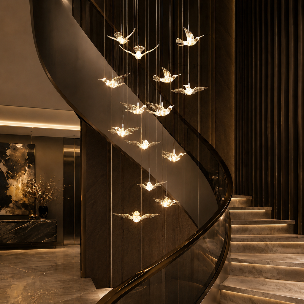 Pendelleuchte LED Vogel Design Modern