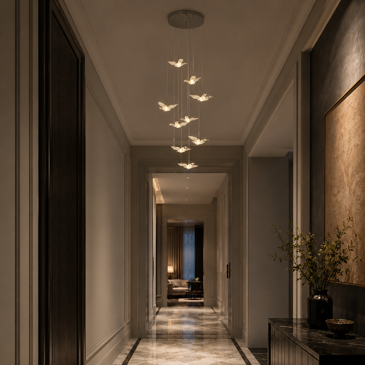 Pendelleuchte LED Vogel Design Modern