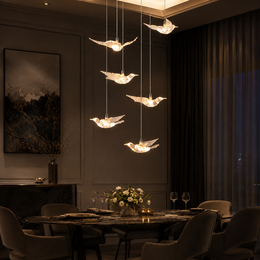 Pendelleuchte LED Vogel Design Modern