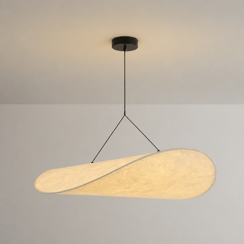 Pendelleuchte Wabi-Sabi aus Seide