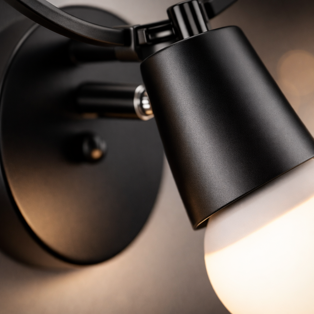 Wandleuchte LED Cerf aus Holz Design Originell