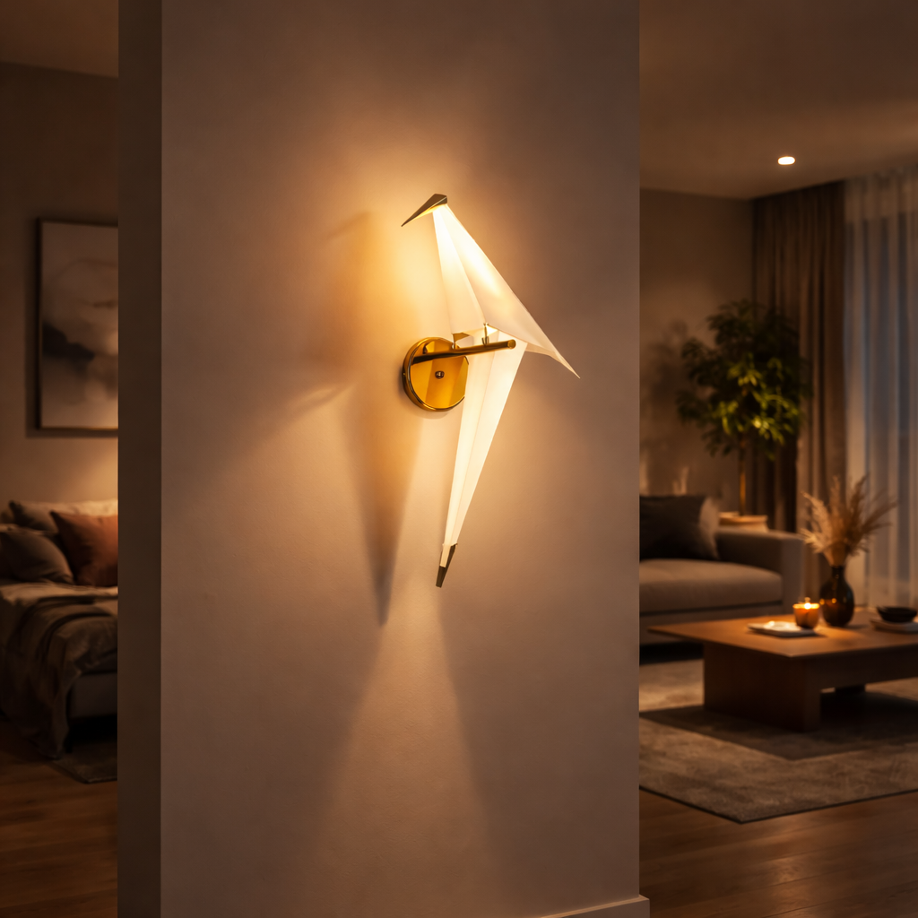 Wandleuchte Vogel Design modern