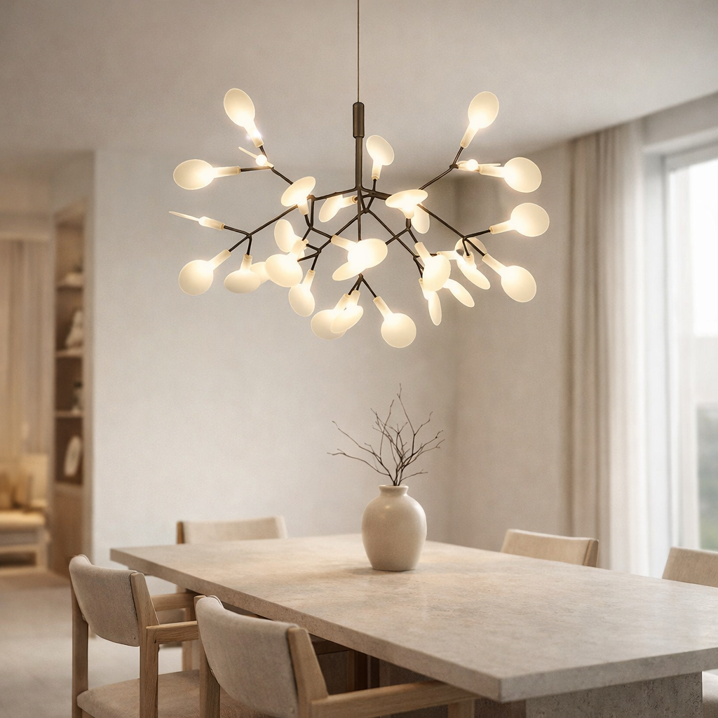Pendelleuchte LED Design Baum modern Kupfer oder Schwarz