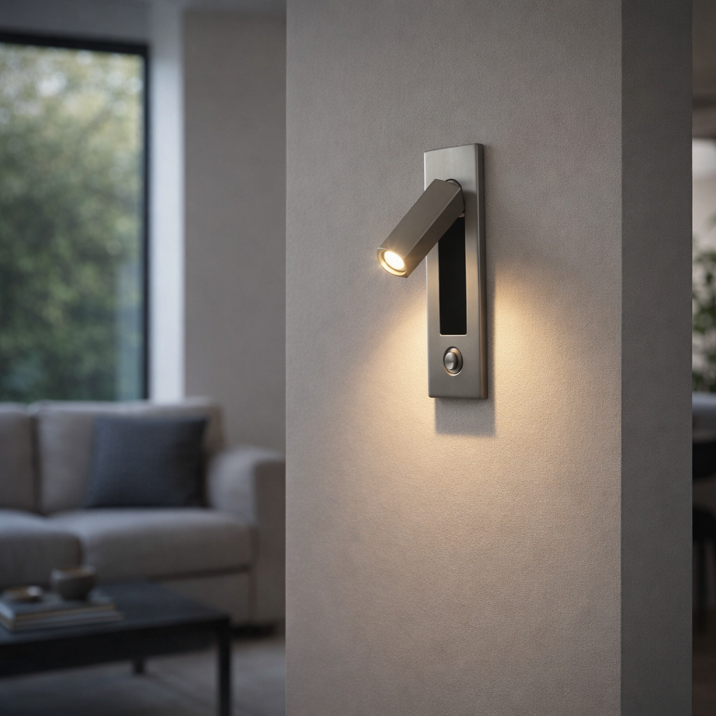 Wandleuchte Liseuse LED Quadratisch Design modern