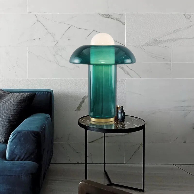 Nachttischlampe Modernes Glas