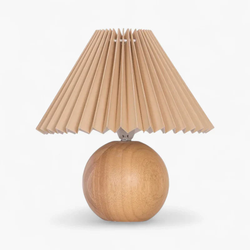 Nachttischlampe Lampenschirm Plissiert