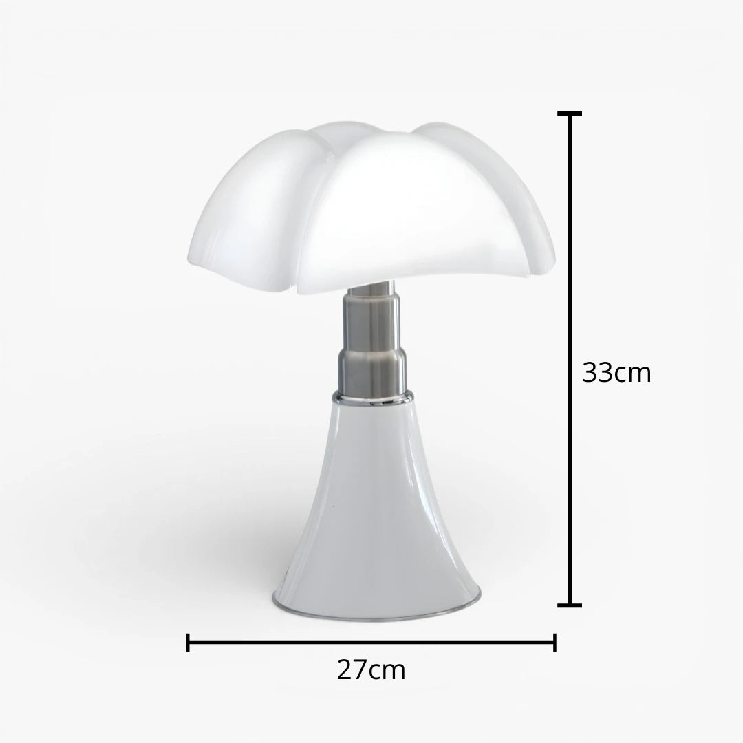 Nachttischlampe Design Weiß