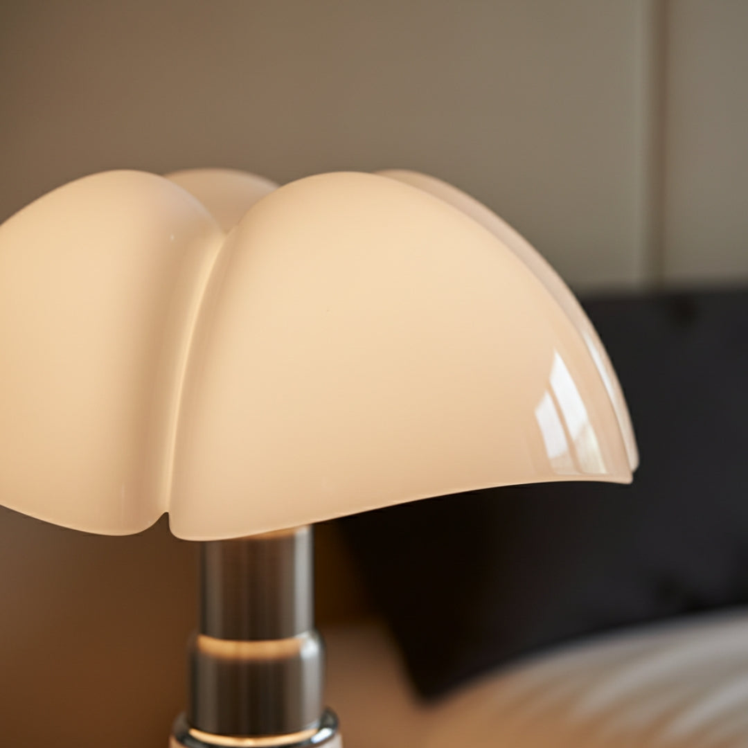 Nachttischlampe Design Weiß