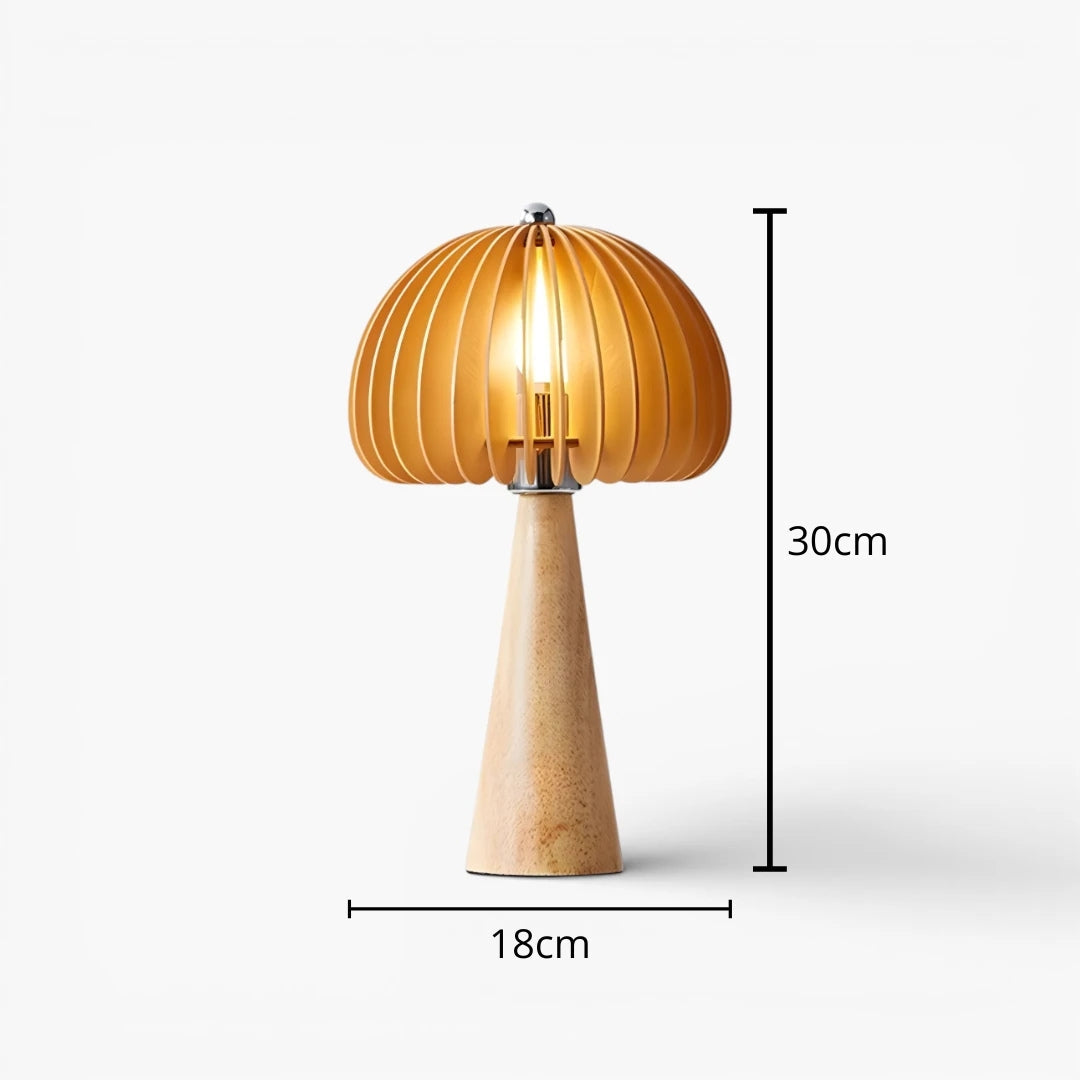 Nachttischlampe Design Holz