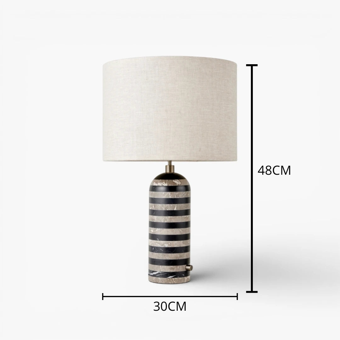 Nachttischlampe Socle aus Marmor
