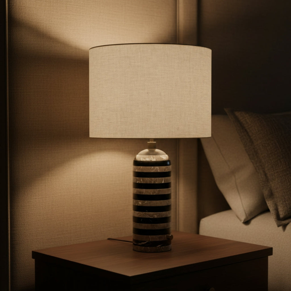 Nachttischlampe Socle aus Marmor