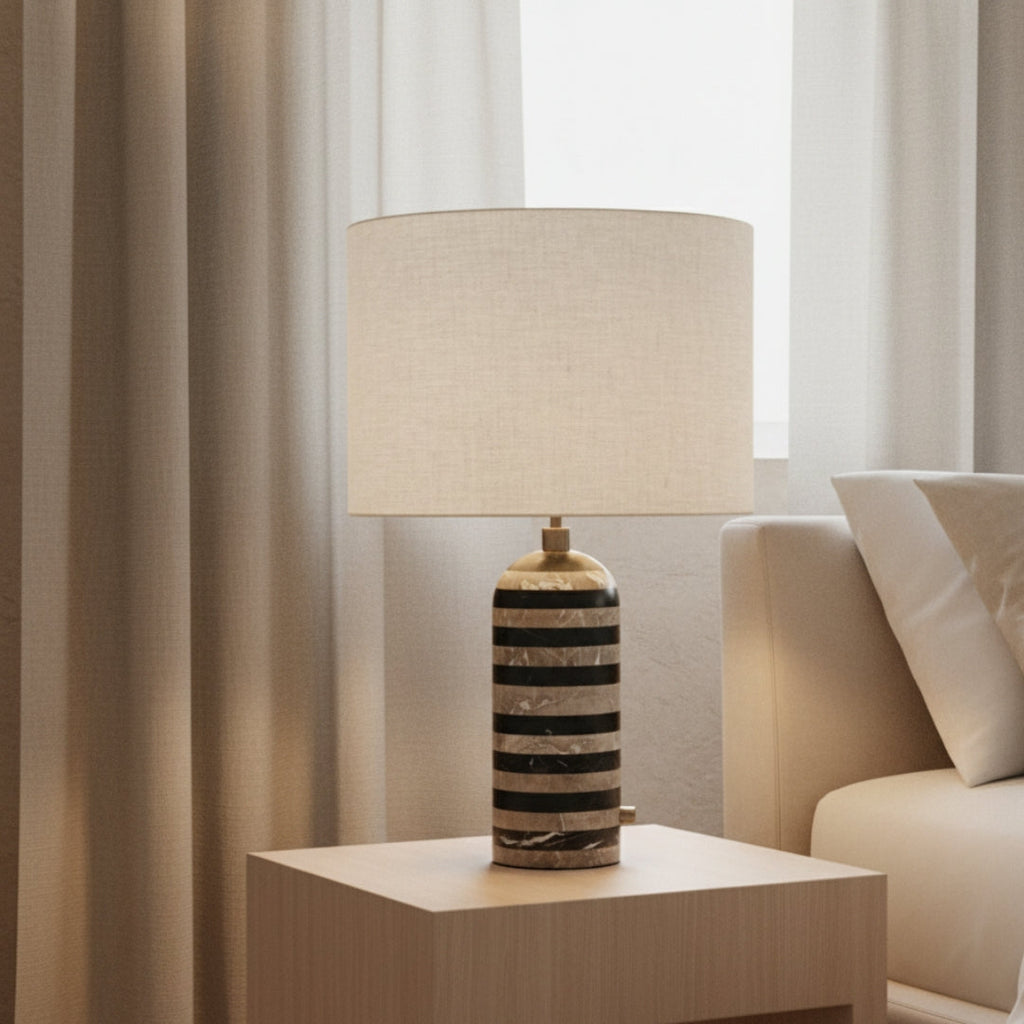 Nachttischlampe Socle aus Marmor