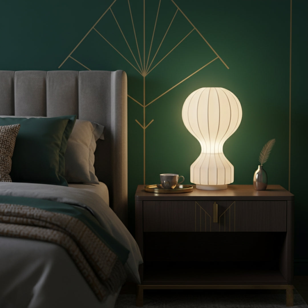 Nachttischlampe im japanischen Stil