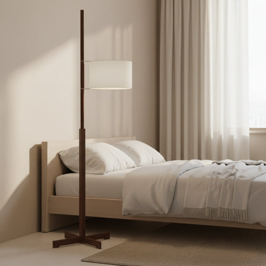 Stehlampe Massivholz