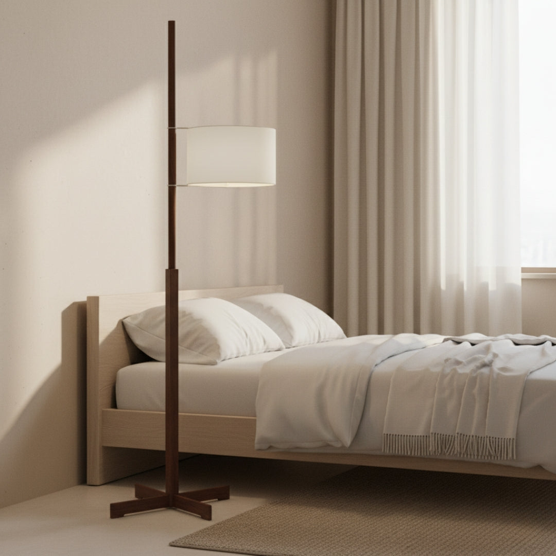 Stehlampe Massivholz