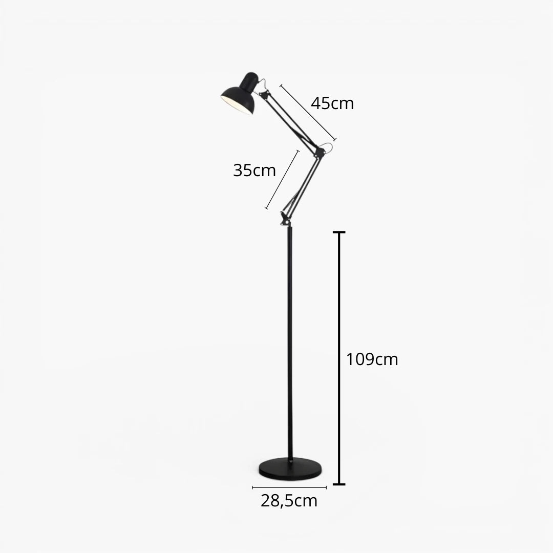 Stehlampe Gelenkarm