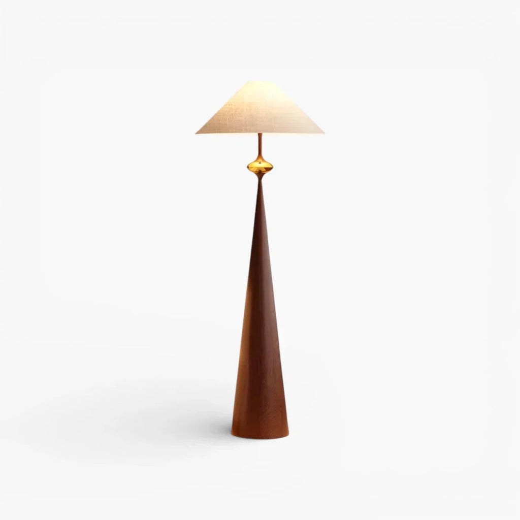 Stehlampe Design Holz
