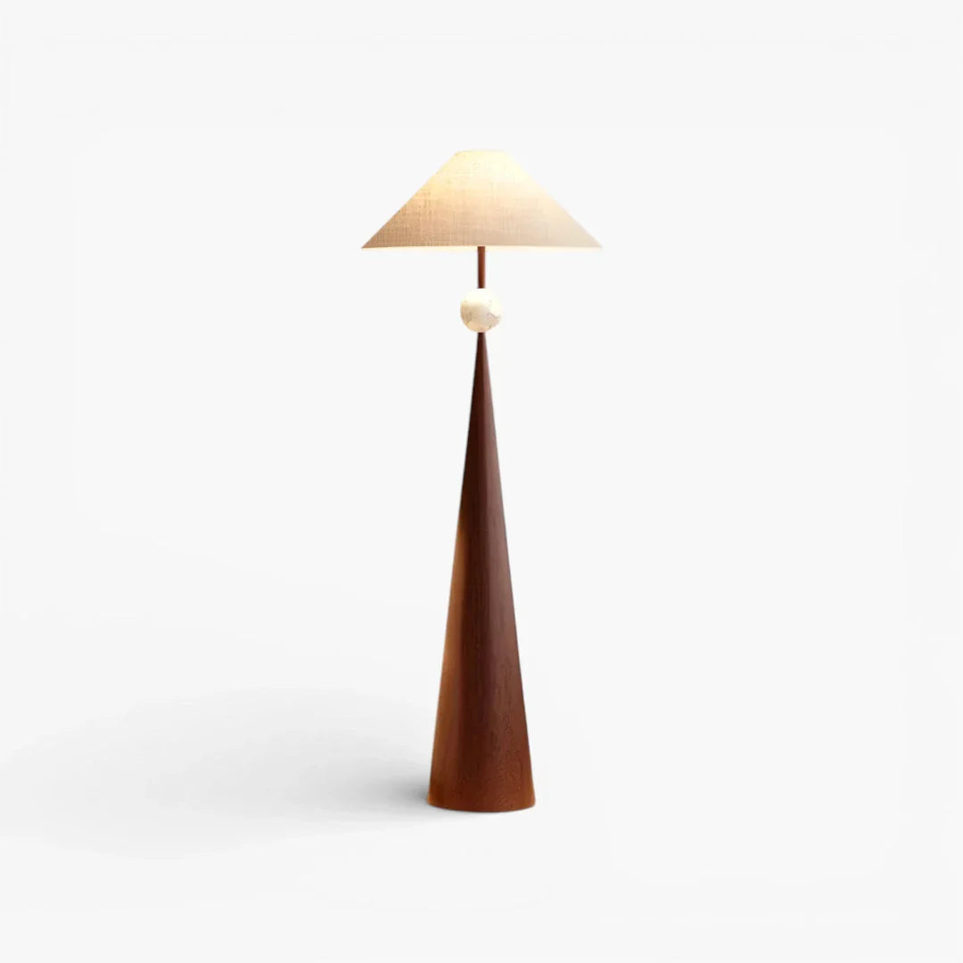 Stehlampe Design Holz