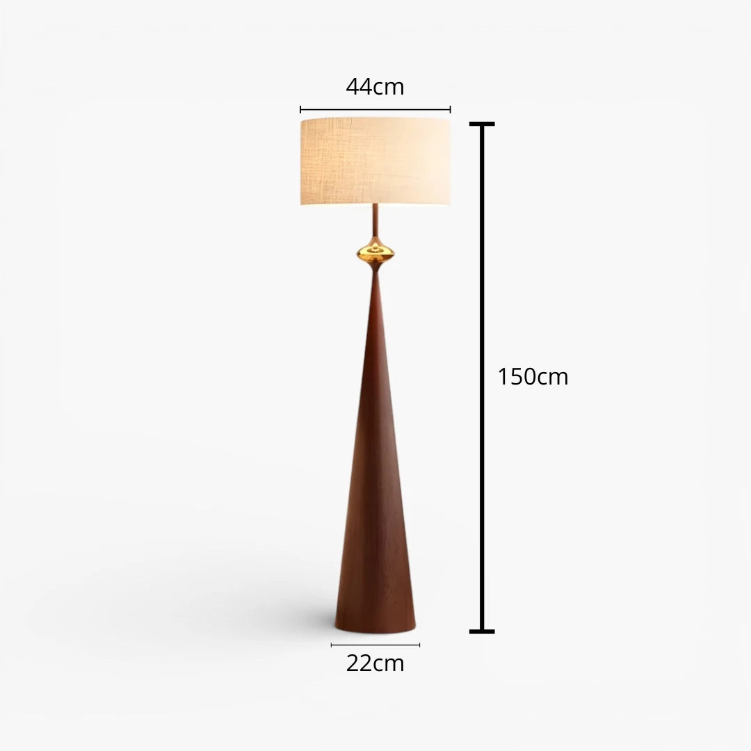 Stehlampe Design Holz