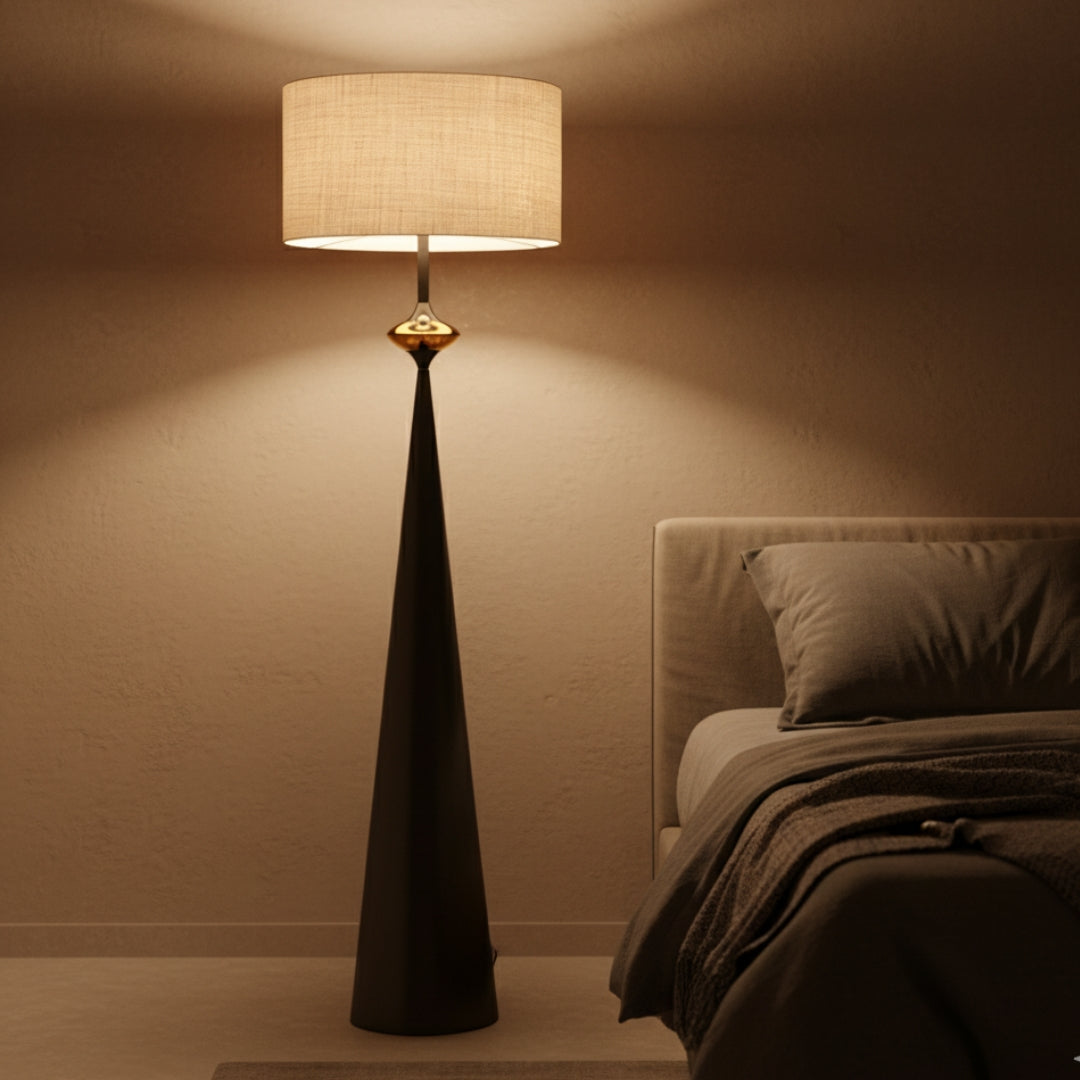 Stehlampe Design Holz