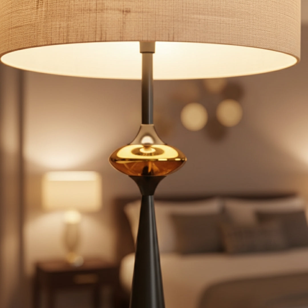 Stehlampe Design Holz