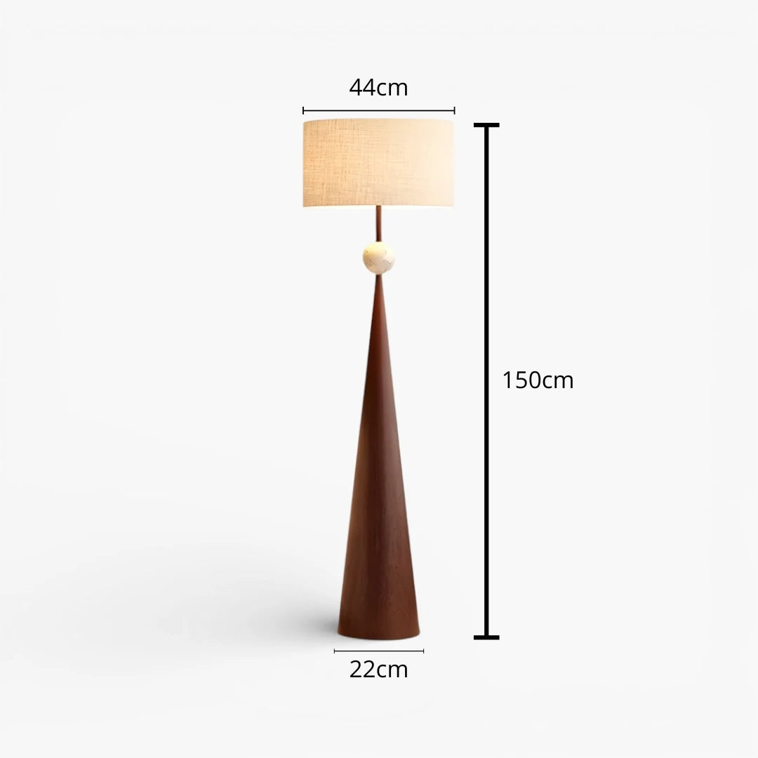Stehlampe Design Holz
