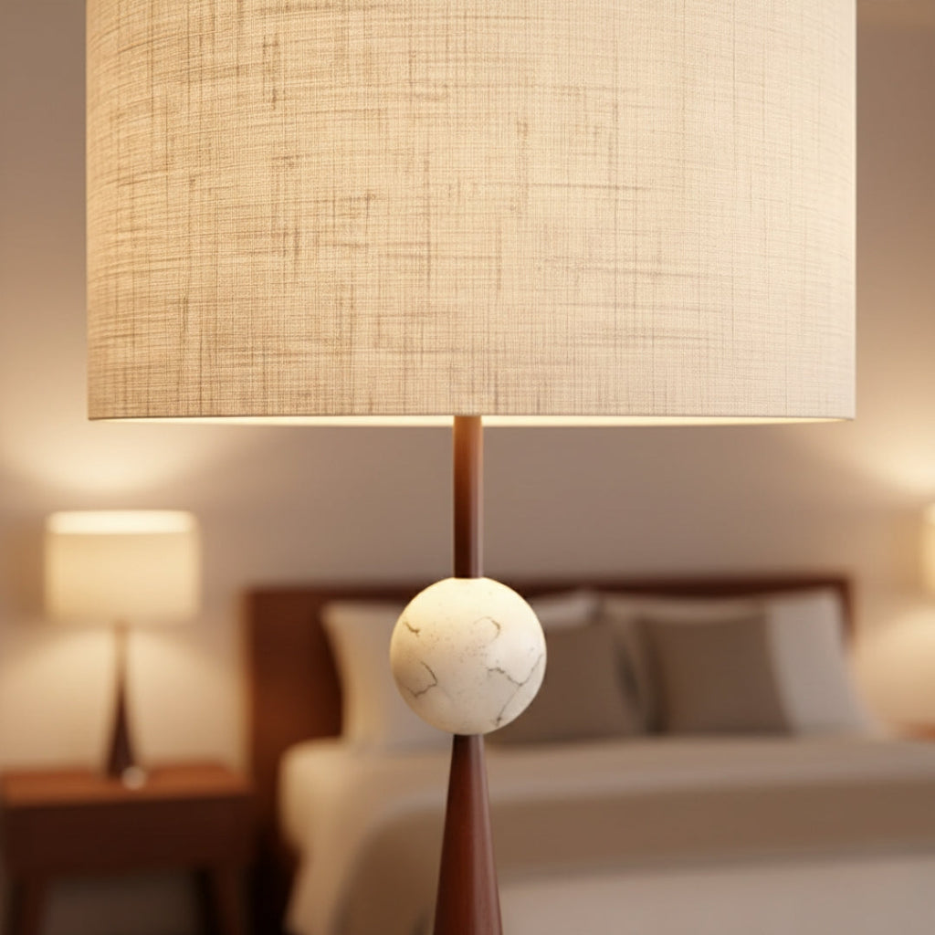 Stehlampe Design Holz