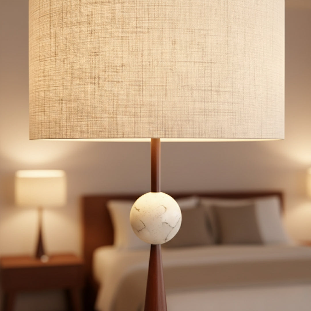 Stehlampe Design Holz
