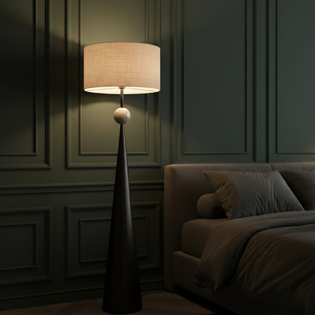Stehlampe Design Holz