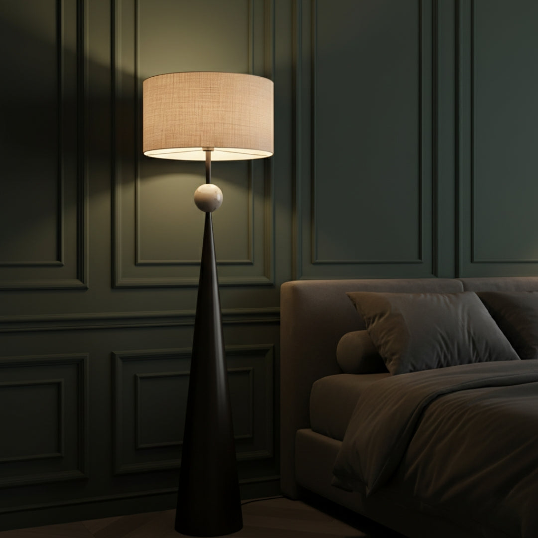 Stehlampe Design Holz