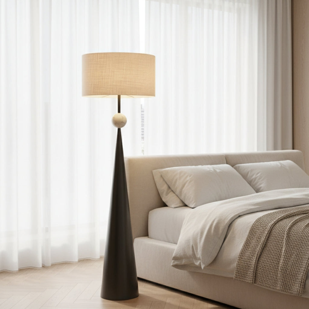 Stehlampe Design Holz