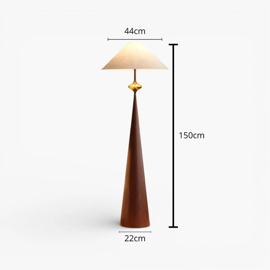 Stehlampe Design Holz