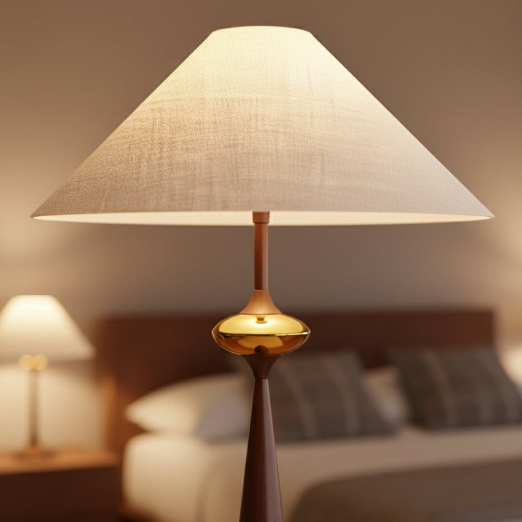 Stehlampe Design Holz