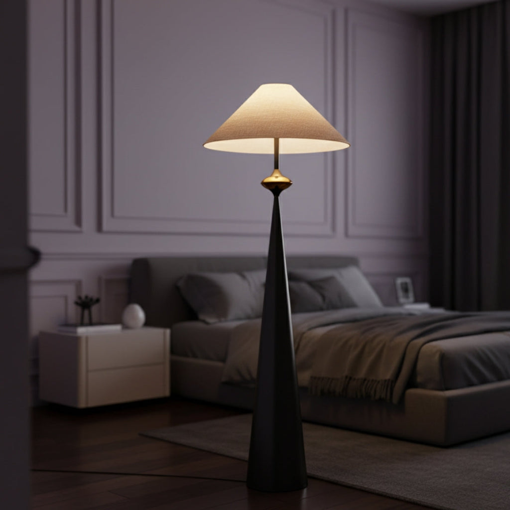 Stehlampe Design Holz