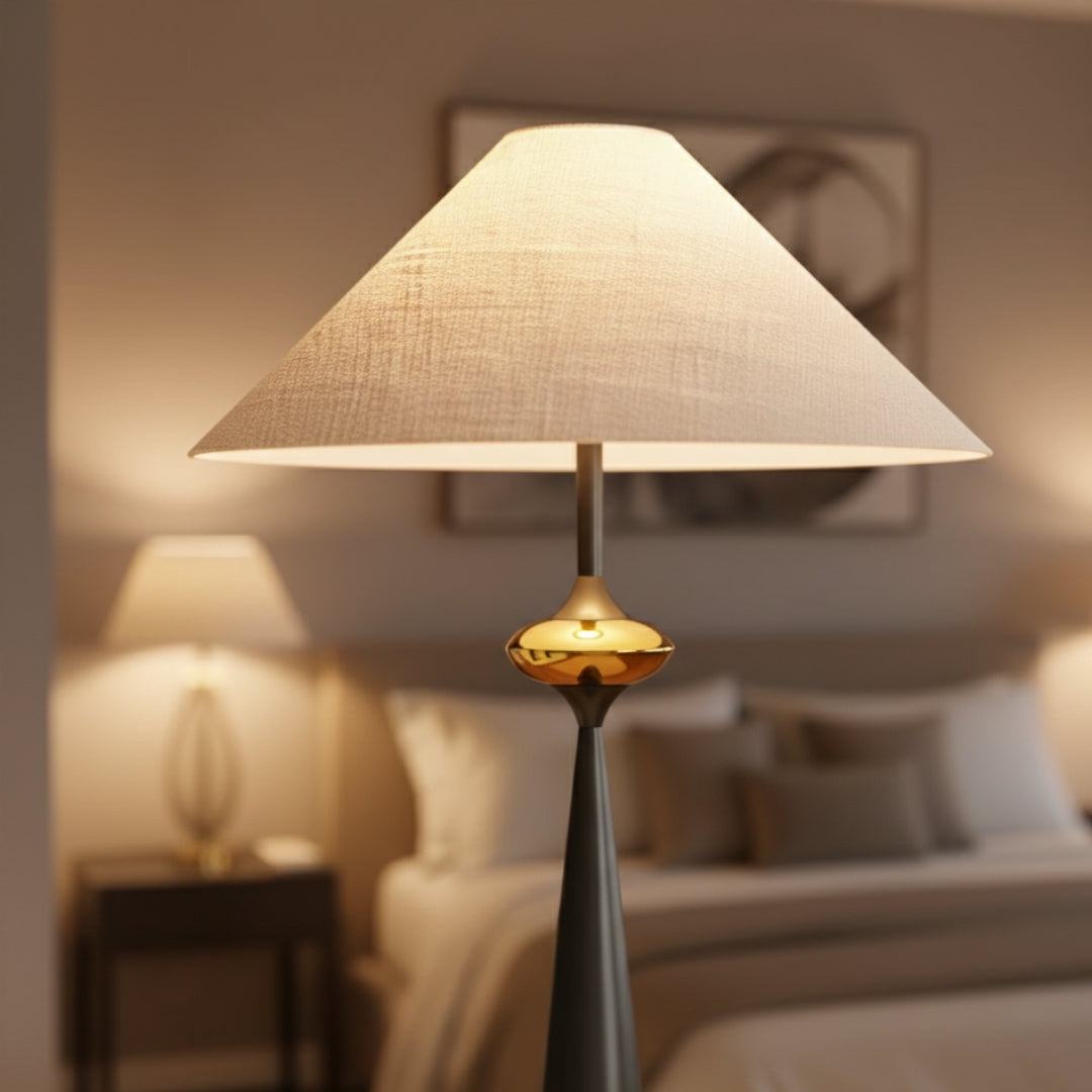Stehlampe Design Holz