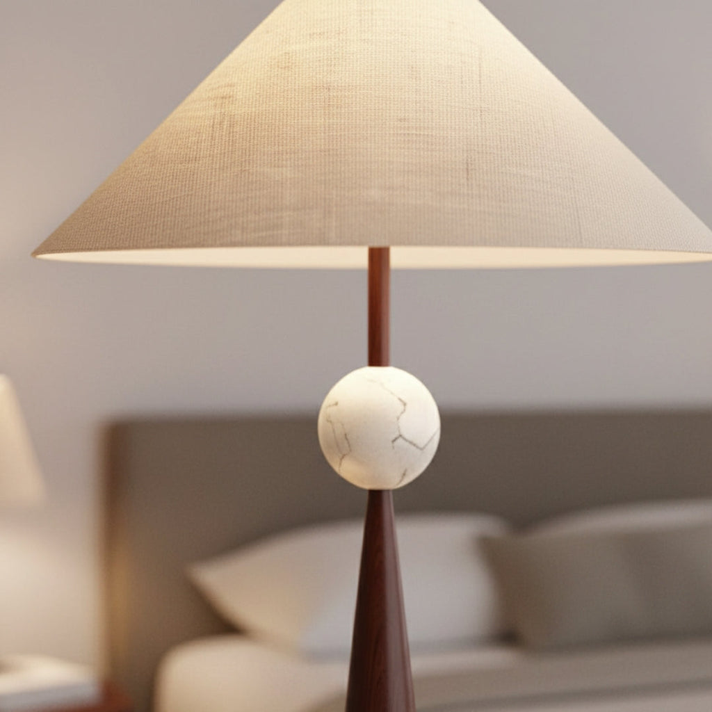 Stehlampe Design Holz