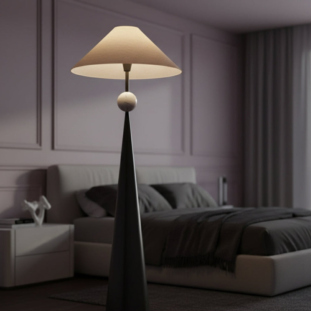 Stehlampe Design Holz