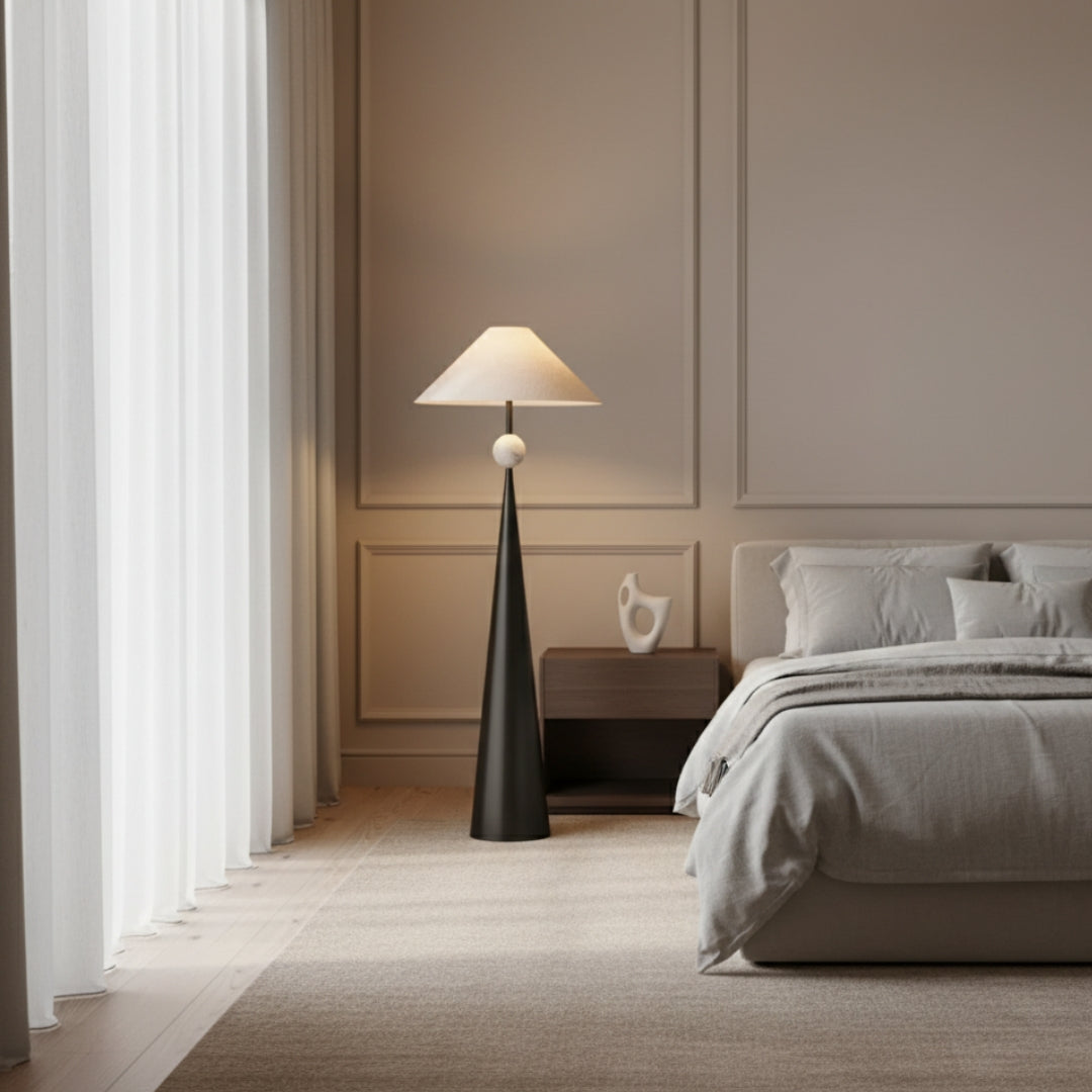 Stehlampe Design Holz