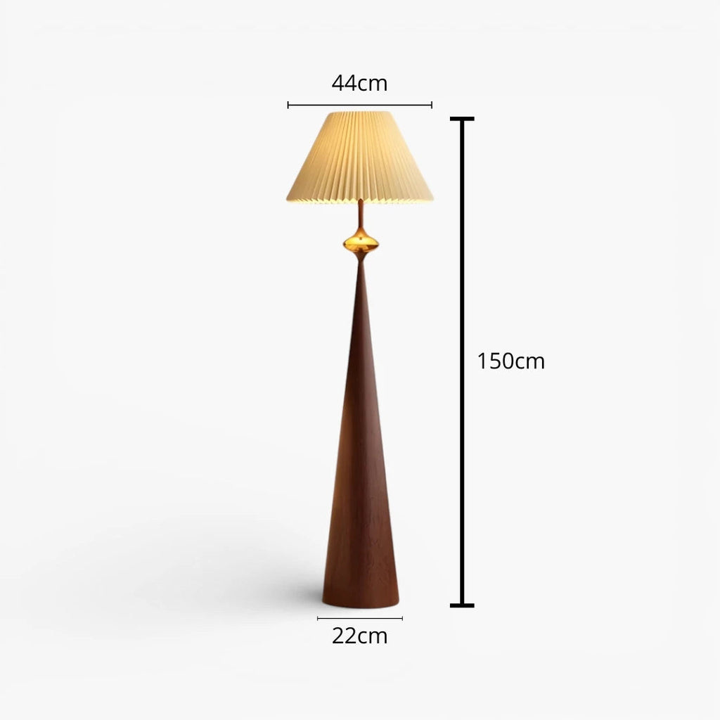 Stehlampe Design Holz